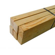 Lot De 6 Liteaux Bruts En Pin Petits Nœuds 27 X 50 Mm Long.2 M - Sotrinbois