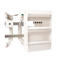 Coffret De Com 2r 4 Rj45 Ohmtec