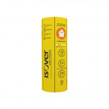 Rouleau Laine De Verre Kraft Th40 R = 5 L.450 X L.120 Cm Ep.200 Mm - Isover