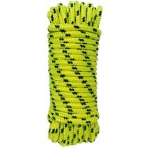 Rombull Ronets - Corde Tréssée Polyester Jaune 8 Mm Long.15 M