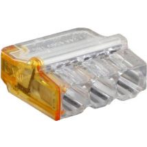15 Bornes Transparentes Mini 3 Entrées - Blm