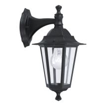 Laterna-applique D'extérieur Descendante Métal & Verre H35cm Noir Eglo