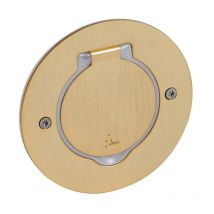 Legrand - réceptacle - pour prise de sol - ronde - bronze - legrand 089711
