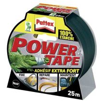 Pattex - Adhésif super puissant "Power tape" Noir - 50 mm x 25 m