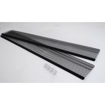 Girpi - Grillage stop-feuilles et attaches noir pvc