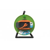 Electraline - Enrouleur de câble électrique jardin L. 20 m ho5vvf 2x1.5