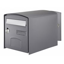 Decayeux - Boîte aux lettres normalisée 2 portes extérieur DECAYEUX acier gris satiné