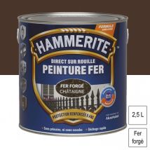 Hammerite - Peinture fer Direct sur Rouille Chataigne forgé 2