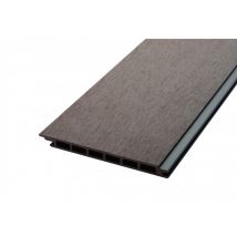 Mccover - Lame de bardage bois composite alvéolaire - Chocolat