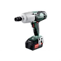Visseuse à choc sans fil 18V 2x5.2Ah Li-Ion 600 Nm carré mâle 1/2 avec coffret SSW 18 LTX 600 Metabo