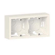 Legrand - Cadre saillie 2 postes Dooxie - Blanc
