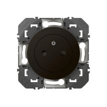 Legrand - Prise affleurante 2P+T - noir LEGRAND