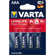 Varta - Blister de 4 piles LONGLIFE Max Power LR03 AAA 1