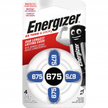 Energizer - Lot de 4 piles auditive zinc