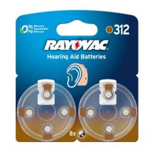 Varta - Pack de 8 Piles auditives 312 PR41