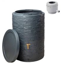Graf - Kit cuve ARRONDO 250 L Gris graphite - Ø 65 x 93 cm