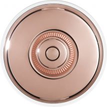 Fontini - DIMBLER - Bouton Poussoir Carillon Porcelaine Blanche Coque Cuivre Réf. 60310723