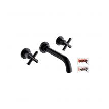 Edouard Rousseau - ROUSSEAU MELANGEUR LAVABO WALL + BOITIER NOIR