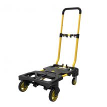 Diable Stanley pliable de manutention modulable Chariot et plateau
