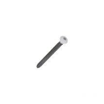 Mustad - Vis de pose en rénovation menuiserie pvc - Teinte : Brun 8003 - MUSTAD