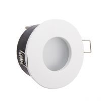 Xanlite - Spot GU10 50W 4000K Rond Blanc IP65 - SP50RIP65BCW