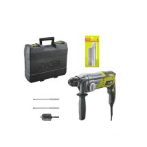 Ryobi - Pack Marteau perforateur RYOBI SDSPlus 680 W RSDS680-KA2 - Kit 3 forets RYOBI plus 2 burins SDS+ - RAKSP05