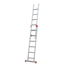 Matisere - Echelle cage d'escalier 2x9 barreaux - Hauteur à atteindre 4.46m - G290-060