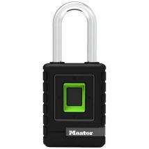 Master Lock - MASTER LOCK Cadenas Biometrique Haute Securite [Etanche] [Empreinte Digitale et Code Directionnel de Secours] 4901EURDLHCC