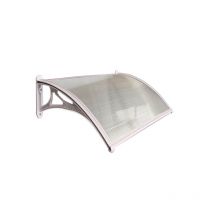 Mccover - Auvent - Marquise porte d'entrée Valentine - stucture - Translucide