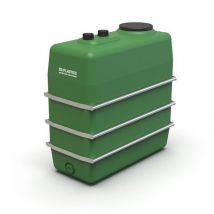 Ds Eau - Cuve Hors-sol Rectangulaire 1500 Litres avec Bandes en Acier DS Eau Vert