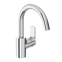 Mitigeur évier OKYRIS bec tube haut orientable C3 chromé Porcher