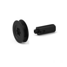 Slid'up By Mantion - Embout avec poulie Ø 125 mm pour tube ZF 54 sur téton Ø 12 ou carré 10 mm