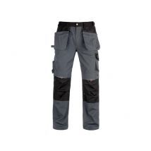 Kapriol - Pantalon De Travail Multipoche Vittoria Pro Gris / Noir Taille XXL