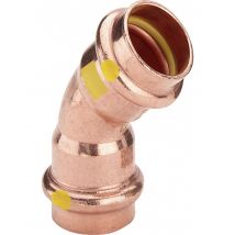 Viega - Coude Cu Sert 45° F/m18 Gaz