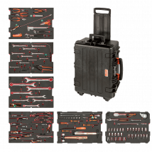 Kit de 114 outils par application standard pour éoliennes dans une mallette rigide 4750RCHDW02FF4 Bahco