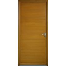 Gd Menuiseries - Porte D'entrée Bois Pleine