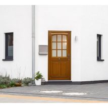 Gd Menuiseries - Porte D'entrée Bois Vitrée