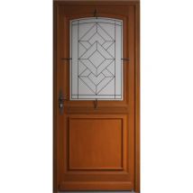 Gd Menuiseries - porte D'entrée Bois Vitrée