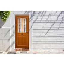 Gd Menuiseries - Porte D'entrée Bois Vitrée