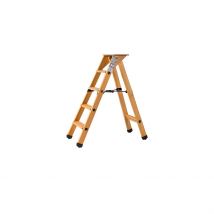 Escabeau Lyonnais bois 4 marches + tablette Centaure