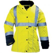 Coverguard - Parka femme AIRPORT LADY HIVIZ 3M Scotchlite jaune fluo/marine TM - COVERGUARD - 7AILYM