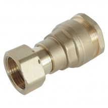 Somatherm For You - Raccord laiton droit SUMO pour tube PE Ø25 mm - Ecrou tournant 3/4