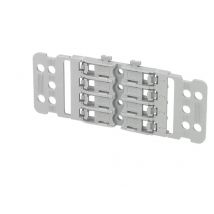 Support de fixation borne Wago inline 4 voies