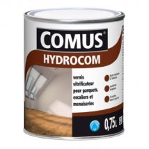 Comus - HYDROCOM MAT SOIE - Incolore 0.75L - Vitrificateur polyuréthane acrylique mono-composant parquets escaliers et boiseries - COMUS