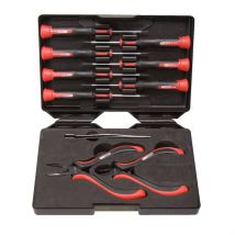 Ks Tools - Jeu de pinces et tournevis électroniques