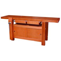 Etabli bois de menuisier professionnel L:2m à caisson Outifrance