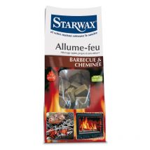 Starwax - Allume feu - 100% Naturel - 72 pièces - STARWAX