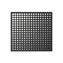 Nortene - Panneau décoratif Moon anthracite - 1 m carré en résine polypropylène - fixé au mur