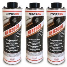 Teroson - REVETEMENT DESSOUS DE CAISSE ANTI-GRAVILLONS TEROSON RB R2000 NOIR - LOT DE 3