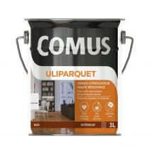 Comus - ULIPARQUET MAT/SOIE incolore 3L - Vernis vitrificateur haute résistance pour trafic domestique - COMUS